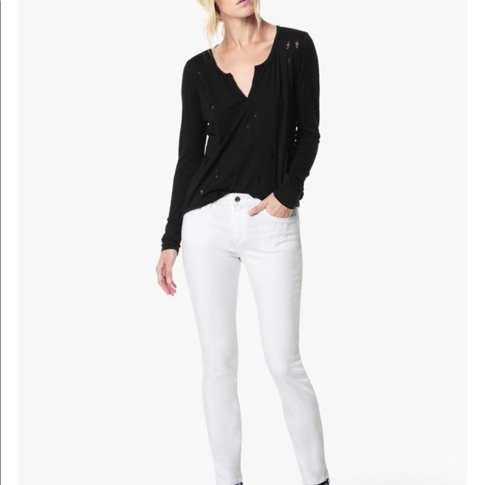 White Joe’s Jeans, straight ankle. Size 27.